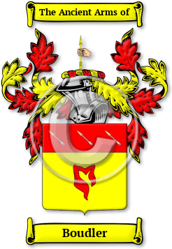 Boudler Family Crest Download (JPG) Legacy Series - 600 DPI