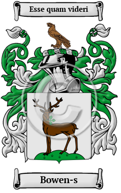 Bowen-s Family Crest Download (JPG) Heritage Series - 300 DPI