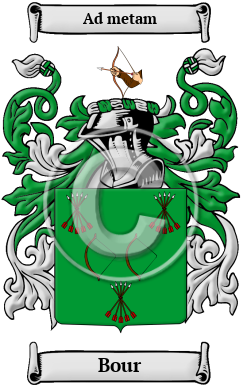 Bour Family Crest Download (JPG) Heritage Series - 600 DPI