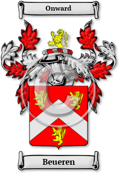 Beueren Family Crest Download (JPG) Legacy Series - 600 DPI