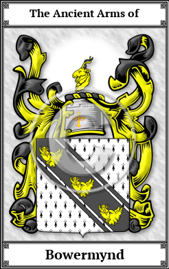 Bowermynd Family Crest Download (JPG)  Book Plated - 150 DPI