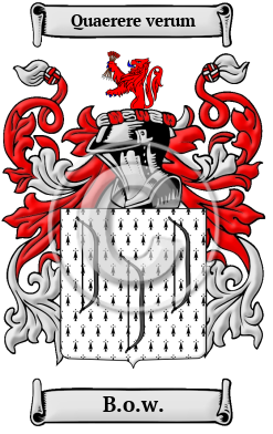 B.o.w. Family Crest Download (JPG) Heritage Series - 300 DPI