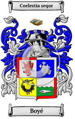Boyé Family Crest Download (JPG) Heritage Series - 300 DPI