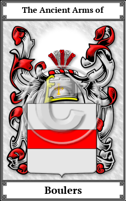 Boulers Family Crest Download (JPG)  Book Plated - 150 DPI