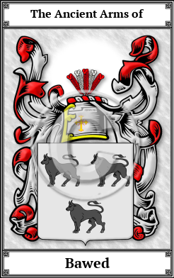 Bawed Family Crest Download (JPG)  Book Plated - 150 DPI