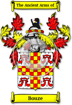 Bouze Family Crest Download (jpg) Legacy Series - 150 DPI