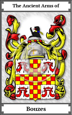 Bouzes Family Crest Download (JPG)  Book Plated - 150 DPI
