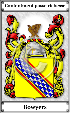 Bowyers Family Crest Download (JPG)  Book Plated - 150 DPI