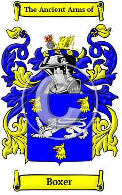 Boxer Family Crest Download (JPG) Heritage Series - 600 DPI