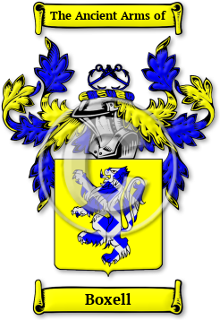 Boxell Family Crest Download (JPG) Legacy Series - 600 DPI