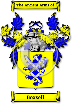 Boxsell Family Crest Download (jpg) Legacy Series - 150 DPI