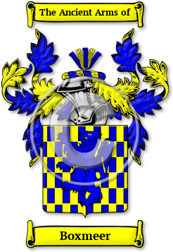 Boxmeer Family Crest Download (jpg) Legacy Series - 150 DPI