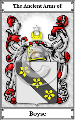 Boyse Family Crest Download (JPG)  Book Plated - 150 DPI