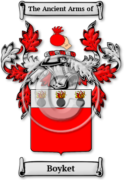 Boyket Family Crest Download (jpg) Legacy Series - 150 DPI