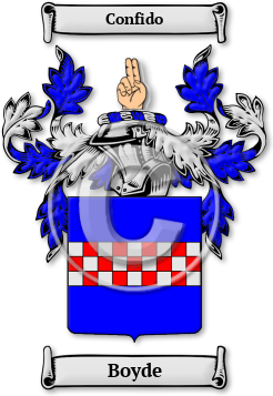 Boyde Family Crest Download (jpg) Legacy Series - 150 DPI