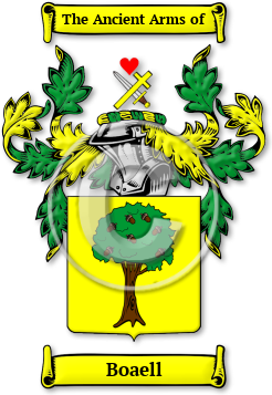 Boaell Family Crest Download (jpg) Legacy Series - 150 DPI