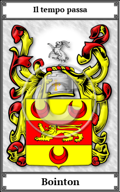 Bointon Family Crest Download (JPG) Book Plated - 600 DPI
