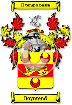 Boyntend Family Crest Download (jpg) Legacy Series - 150 DPI