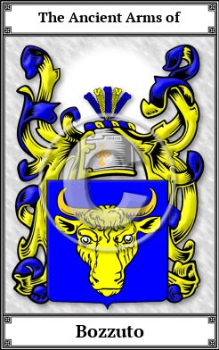 Bozzuto Family Crest Download (JPG)  Book Plated - 150 DPI