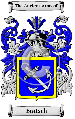 Bratsch Family Crest Download (JPG) Heritage Series - 600 DPI