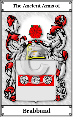 Brabband Family Crest Download (JPG)  Book Plated - 150 DPI