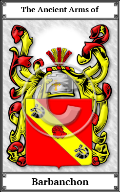Barbanchon Family Crest Download (JPG)  Book Plated - 150 DPI