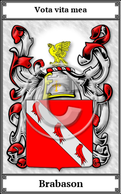 Brabason Family Crest Download (JPG)  Book Plated - 150 DPI