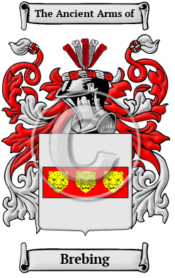 Brebing Family Crest/Coat of Arms