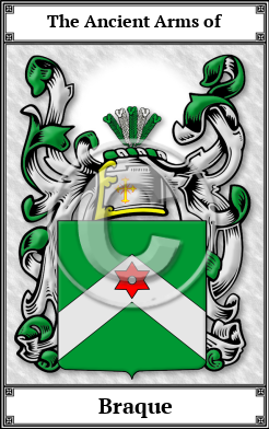 Braque Family Crest Download (JPG) Book Plated - 600 DPI