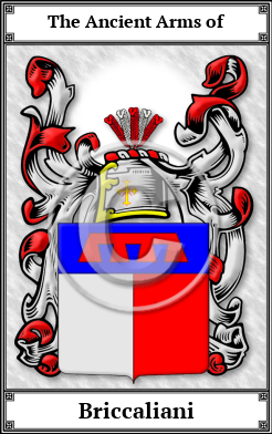 Briccaliani Family Crest Download (JPG)  Book Plated - 150 DPI