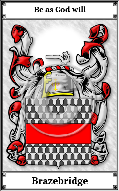 Brazebridge Family Crest Download (JPG)  Book Plated - 150 DPI