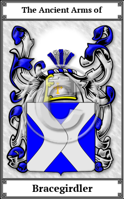 Bracegirdler Family Crest Download (JPG)  Book Plated - 150 DPI