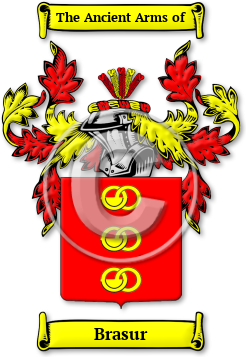 Brasur Family Crest Download (jpg) Legacy Series - 150 DPI
