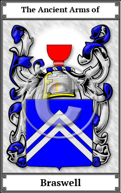 Braswell Family Crest Download (JPG)  Book Plated - 150 DPI