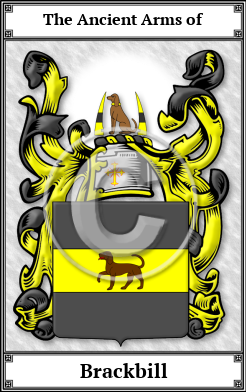 Brackbill Family Crest Download (JPG)  Book Plated - 150 DPI