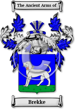 Brekke Family Crest Download (jpg) Legacy Series - 150 DPI