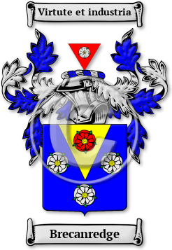 Brecanredge Family Crest Download (jpg) Legacy Series - 150 DPI