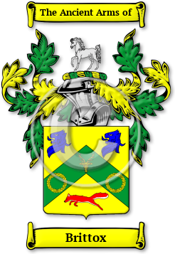 Brittox Family Crest Download (jpg) Legacy Series - 150 DPI