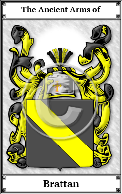 Brattan Family Crest Download (JPG)  Book Plated - 150 DPI