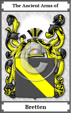 Bretten Family Crest Download (JPG) Book Plated - 600 DPI