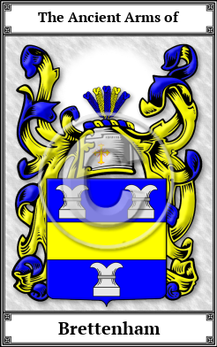 Brettenham Family Crest Download (JPG)  Book Plated - 150 DPI
