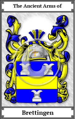 Brettingen Family Crest Download (JPG)  Book Plated - 150 DPI