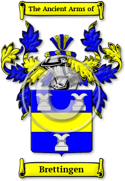 Brettingen Family Crest Download (jpg) Legacy Series - 150 DPI