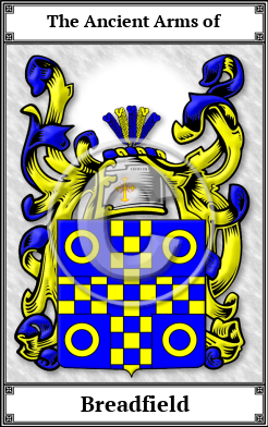 Breadfield Family Crest Download (JPG)  Book Plated - 150 DPI