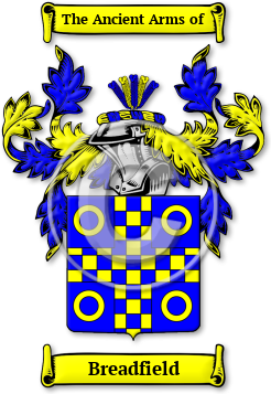 Breadfield Family Crest Download (jpg) Legacy Series - 150 DPI