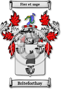 Briteforthay Family Crest Download (JPG) Legacy Series - 600 DPI