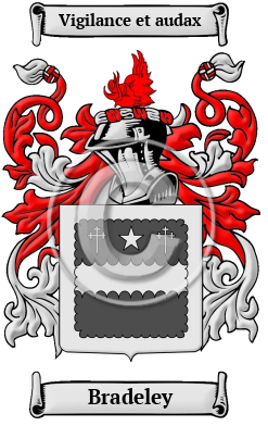 Bradeley Family Crest Download (jpg) Heritage Series - 150 DPI