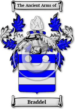Braddel Family Crest Download (jpg) Legacy Series - 150 DPI