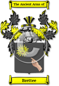 Brettee Family Crest Download (jpg) Legacy Series - 150 DPI