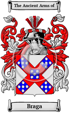 Braga Family Crest Download (JPG) Heritage Series - 600 DPI